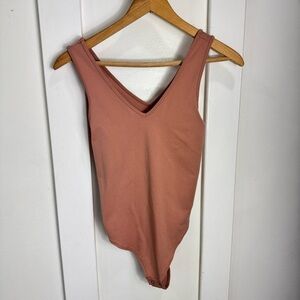 SO Nude/ Camel Tank Bodysuit NWOT Basics
